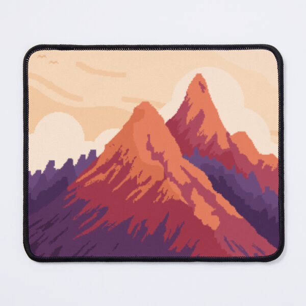 Item preview, Mountains - Pixel Art designed and sold by SpinDuckArts.