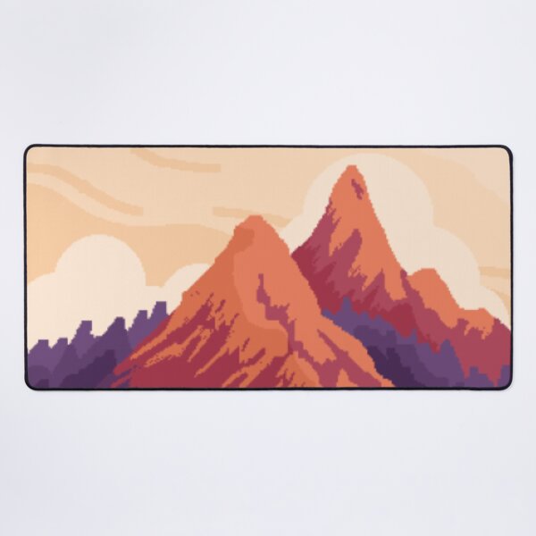 Item preview, Mountains - Pixel Art designed and sold by SpinDuckArts.