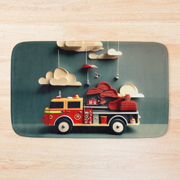Item preview, Paper Art Firetruck designed and sold by cuprum.