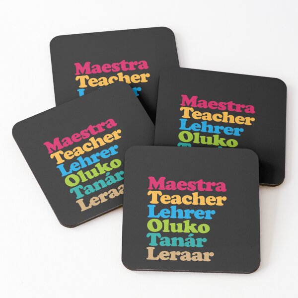 Item preview, Maestra Teacher Lehrer Oluko Tanar Leraar designed and sold by Profashionall.