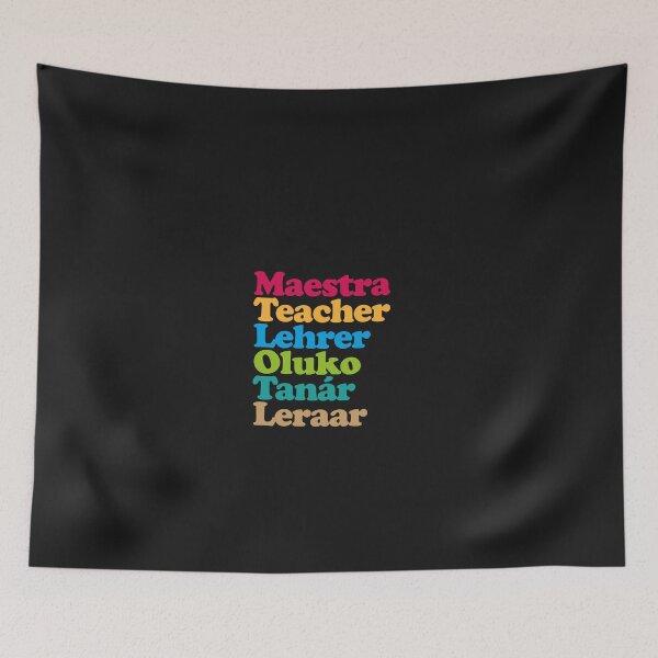 Item preview, Maestra Teacher Lehrer Oluko Tanar Leraar designed and sold by Profashionall.