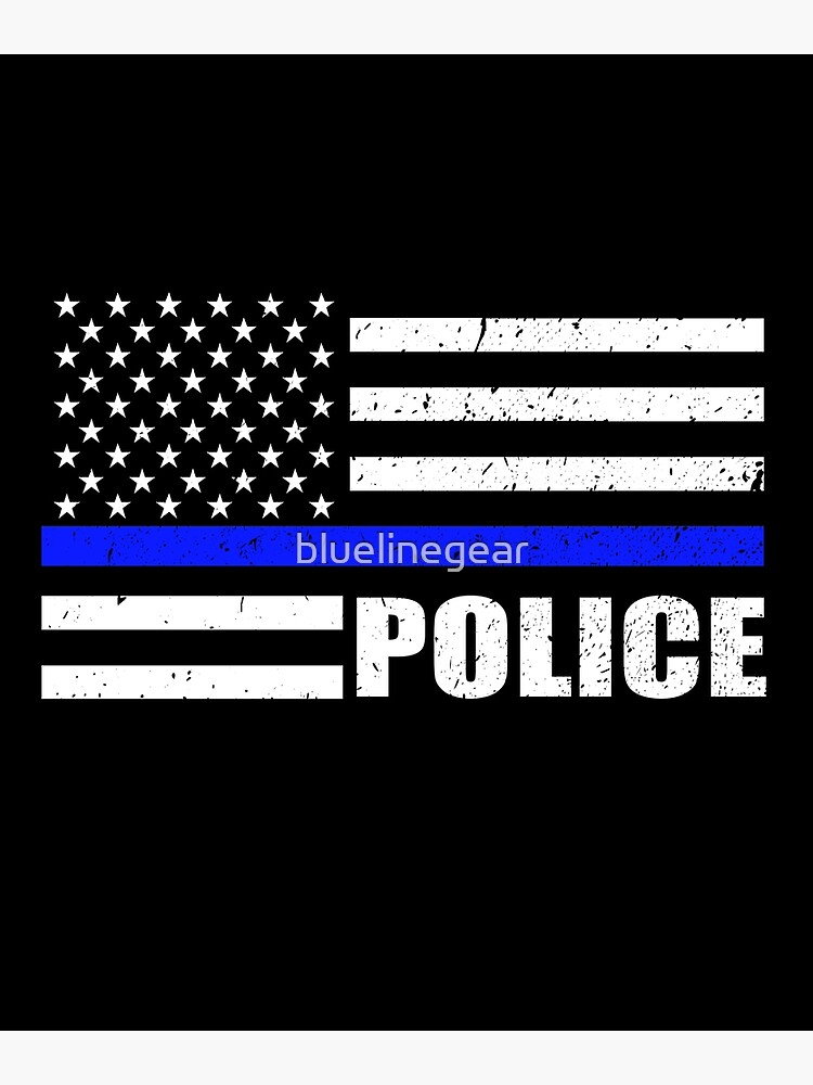 blue line flag police