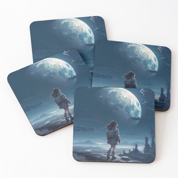 Item preview, A little girl walking on the moon designed and sold by Ragdollcat.
