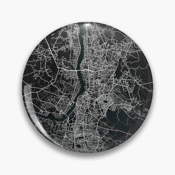 Item preview, Kolkata City Map of India - Dark designed and sold by deMAP.