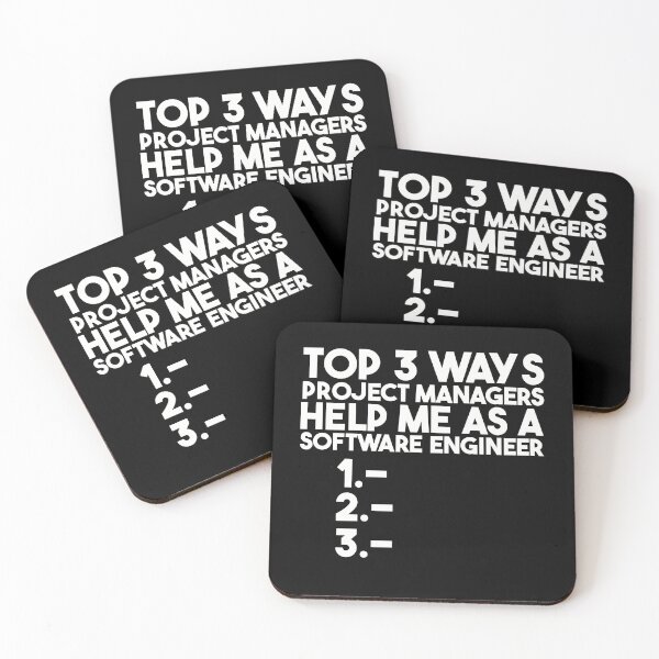 Item preview, Top 3 ways - Project Manager - Software Engineer designed and sold by brindled.