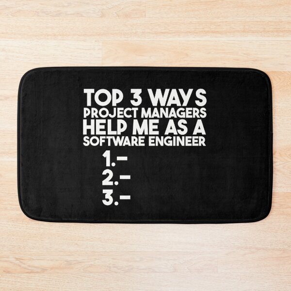 Item preview, Top 3 ways - Project Manager - Software Engineer designed and sold by brindled.