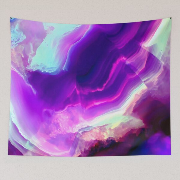 Item preview, Purple amethyst abstract marbled pattern design designed and sold by patterncrow.
