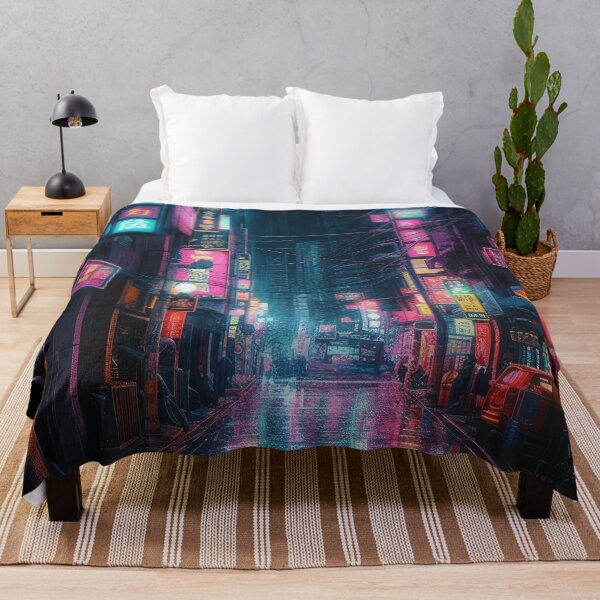 Artikel-Vorschau von Neon City Raining Design - Tokyo Japan, designt und verkauft von chinnyuee.