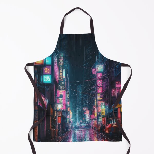 Artikelvorschau, Neon City Raining Design - Tokyo Japan entworfen und verkauft von chinnyuee.