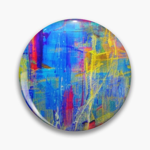 Item preview, Blue and Yellow Abstract designed and sold by kissuquick.