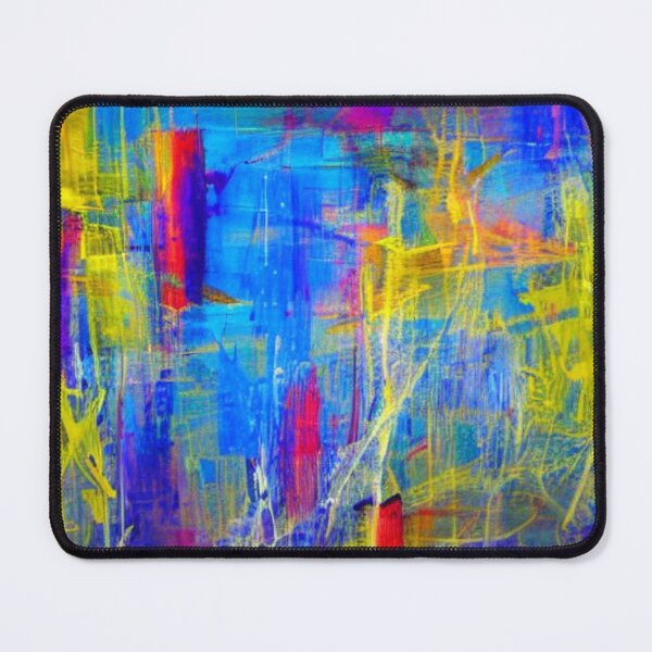Item preview, Blue and Yellow Abstract designed and sold by kissuquick.
