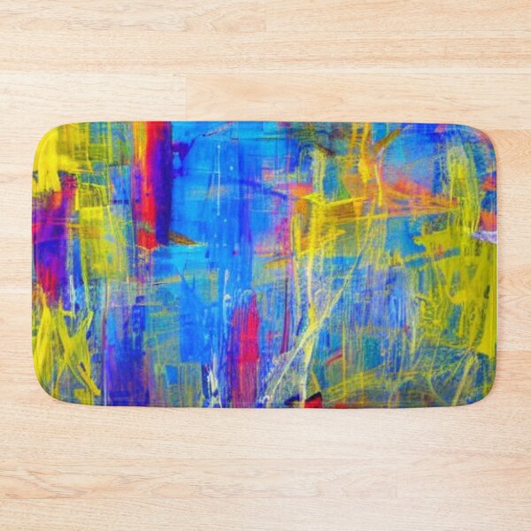 Item preview, Blue and Yellow Abstract designed and sold by kissuquick.