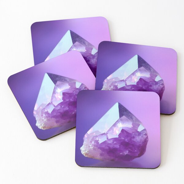Item preview, Purple amethyst crystal photography designed and sold by patterncrow.
