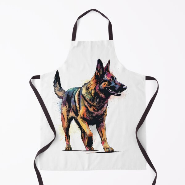Item preview, German shepherd as an artistic graphic designed and sold by WorldsofPosters.