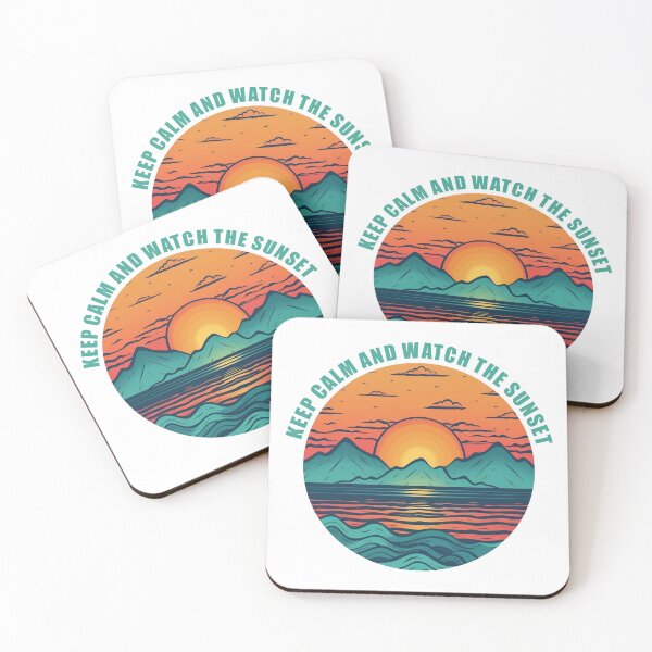 Item preview, Keep calm and watch the sunset designed and sold by flamenco-verde.