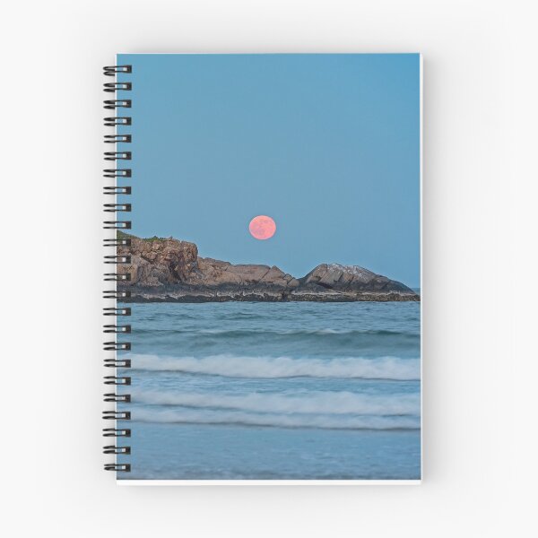 Item preview, The Strawberry Moon rising over Good Harbor Beach Gloucester MA Island designed and sold by WayneOxfordPh.