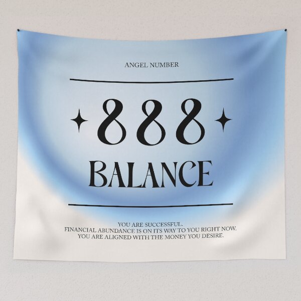 Item preview, Angel numbers 888, Balance, Aura poster, Energy, Gradient, Aesthetic art, Inspiration designed and sold by KristinityArt.