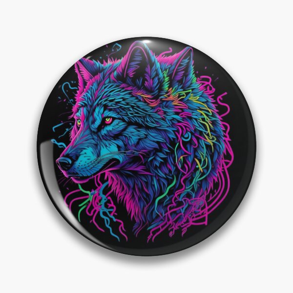 Item preview, Neon wolf designed and sold by WildWaveStylez.