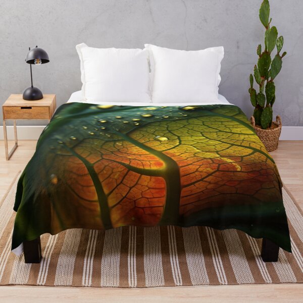 Item preview, Life in a Leaf: Up Close of a Leaf with Glow designed and sold by Digital Artifacts.
