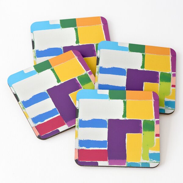 Item preview, Abstract Colorblocks Painting designed and sold by cozyspirit.