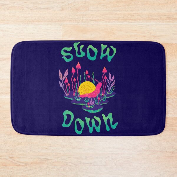 Item preview, Slow Down trippy shrooms illustration designed and sold by WeirdyTales.