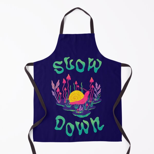 Item preview, Slow Down trippy shrooms illustration designed and sold by WeirdyTales.