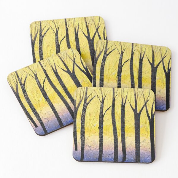 Aperçu de l'œuvre Paysage abstrait avec des arbres n ° 4 créée et vendue par kissuquick.