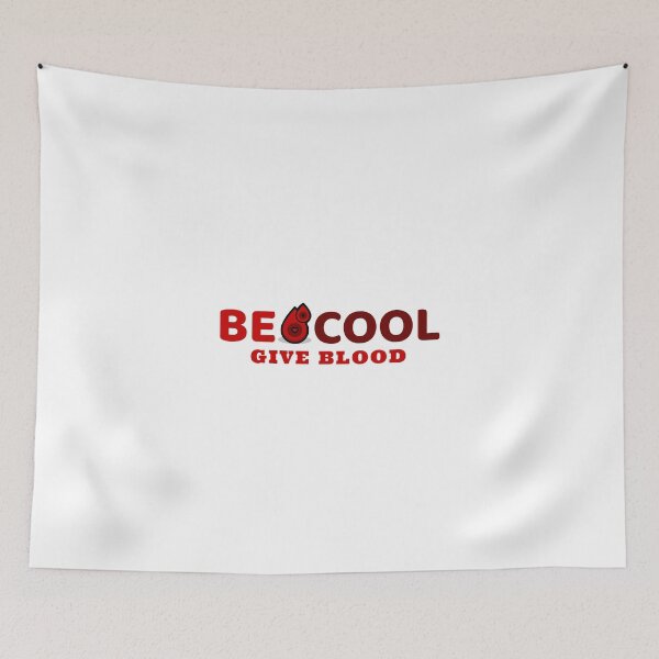 Item preview, Be Cool, Give Blood: Save Lives with a Generous Heart designed and sold by ElLocoMus.