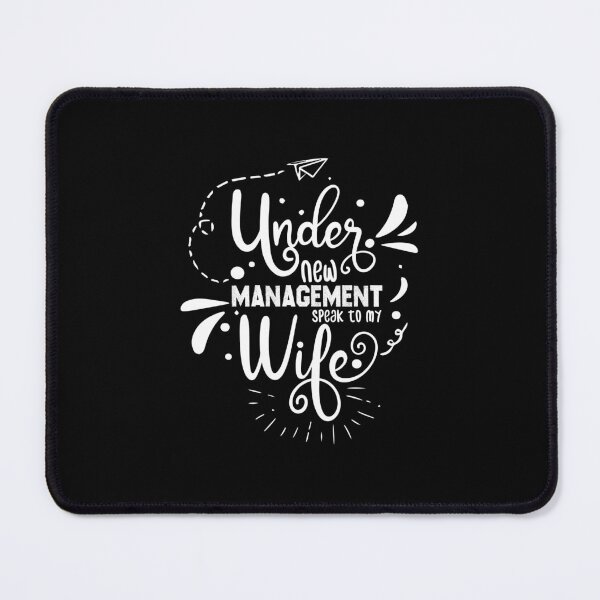 Item preview, Under New Management Speak To My Wife Funny Engagement Married designed and sold by ZETTIF ⭐⭐⭐⭐⭐.