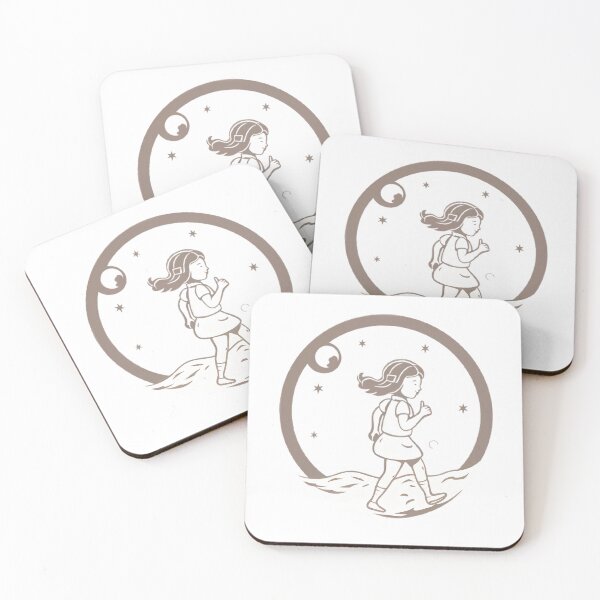 Item preview, A little girl walking on the moon designed and sold by Ragdollcat.