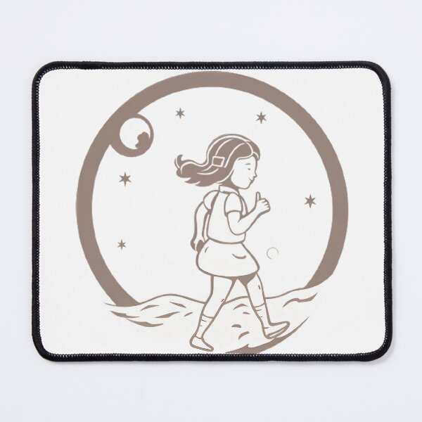 Item preview, A little girl walking on the moon designed and sold by Ragdollcat.