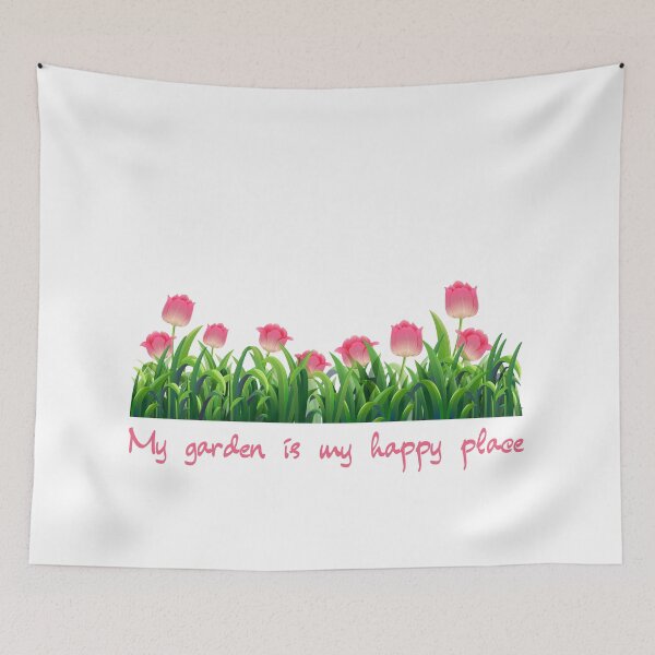 Item preview, My garden is my happy place designed and sold by Thirdsun.