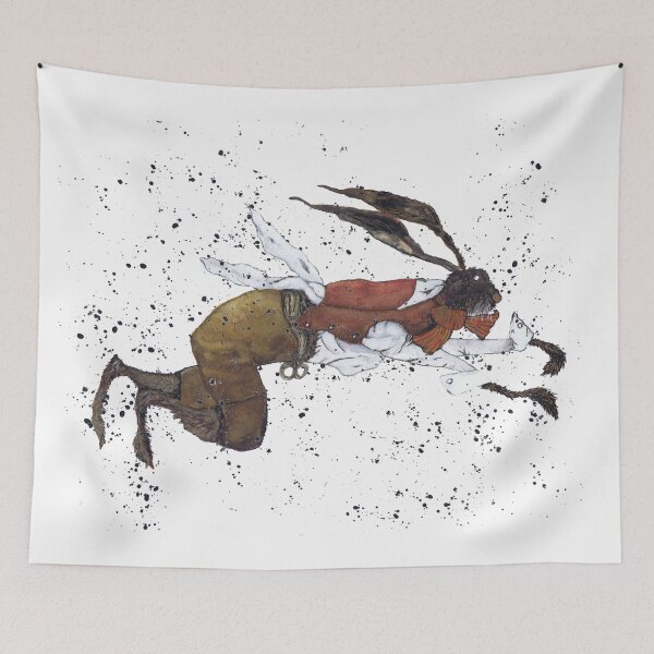 Item preview, RUNNING HARE h3076 designed and sold by Hares & Critters.