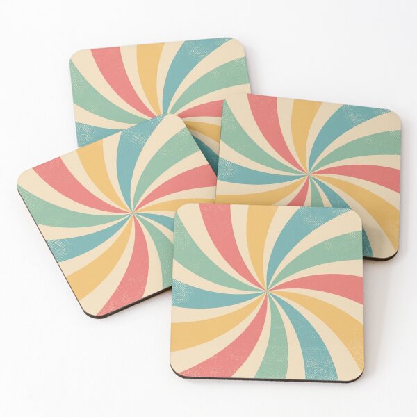 Item preview, 60's Retro Surf Swirl (Worn look) designed and sold by DukeGroovy.