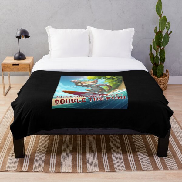 Item preview, Surfing with a cat: double the fun! designed and sold by ice1103.