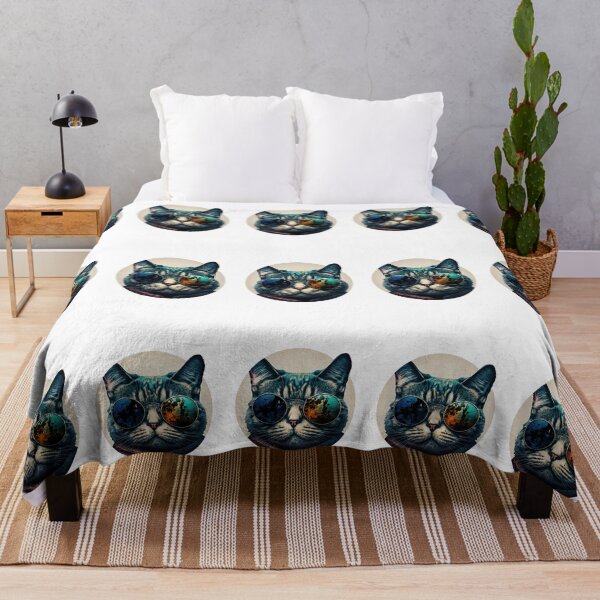 Item preview, Cool Cat With Sunglasses Art designed and sold by Digital Mindscape.