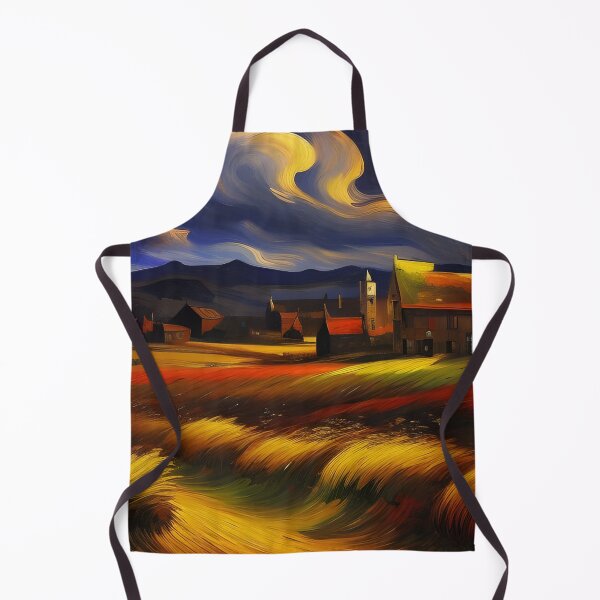 Artikelvorschau, Cloudy Country, pastos, Ai Generated Art entworfen und verkauft von ACC .