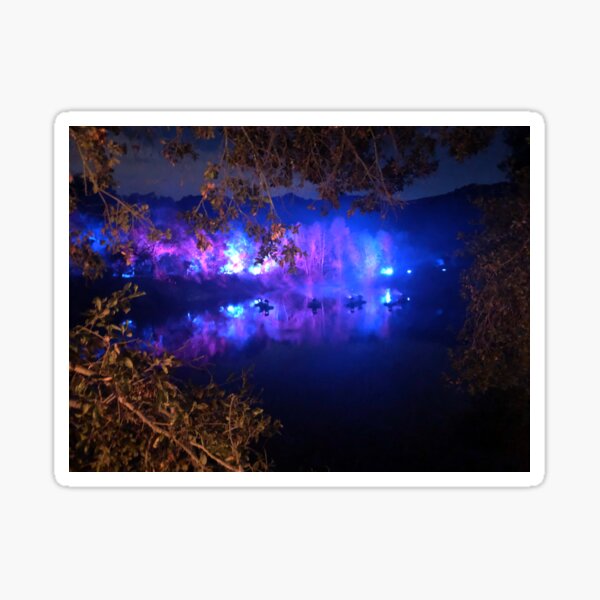 Descanso Gardens at Night Sticker