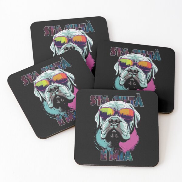Item preview, Gangsta Neapolitan Mastiff - Sta città è mia (italian) designed and sold by Tee-Magination.