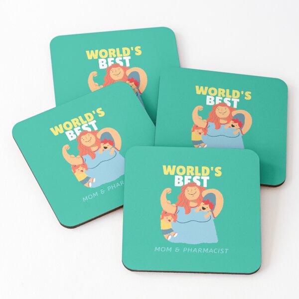 Item preview, World’s Best Mom and Pharmacist designed and sold by Winter--Flowers.