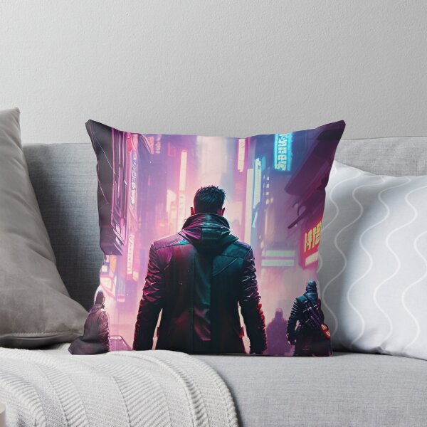 Item preview, Cyberpunk Noche Ciudad Anime Estética Tokio Japón Estilo Blade Runner designed and sold by CyberArtWorld.