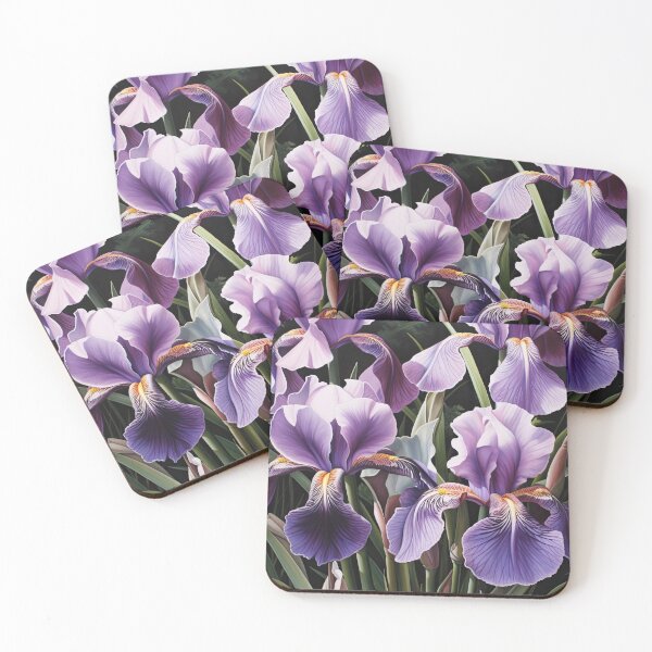 Item preview, Purple Irises  designed and sold by Vanover Designs.