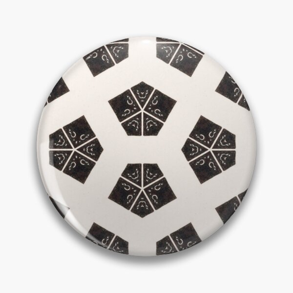 Item preview, Black and white geometric honey-cove-like pattern designed and sold by MyDudes-.