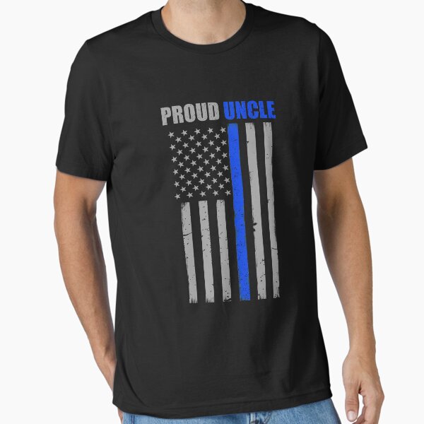 Item preview, THIN BLUE LINE POLICE UNCLE designed and sold by bluelinegear.