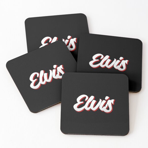 Item preview, Retro Elvis Name Label (Black) designed and sold by NafilNafiz.