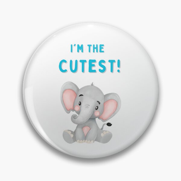 Item preview, Adorable "I'm the Cutest!" Elephant Design for Babies and Kids. Unisex. designed and sold by Hello-Parsnip.