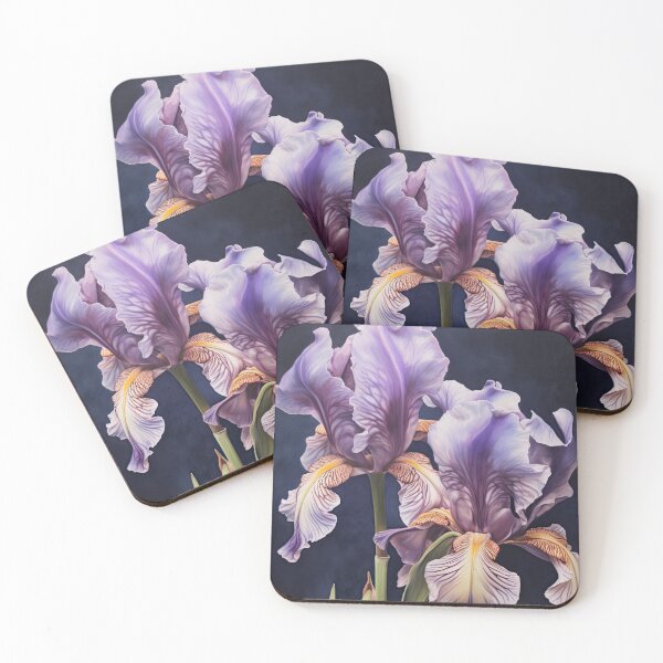 Item preview, Purple Irises  designed and sold by Vanover Designs.