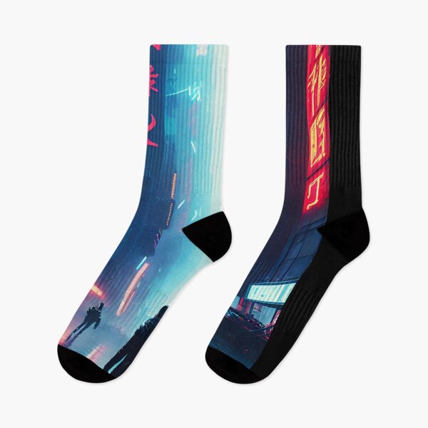 Item preview, Cyberpunk Night City Anime Aesthetic Tokyo Japan Blade Runner Style designed and sold by CyberArtWorld.