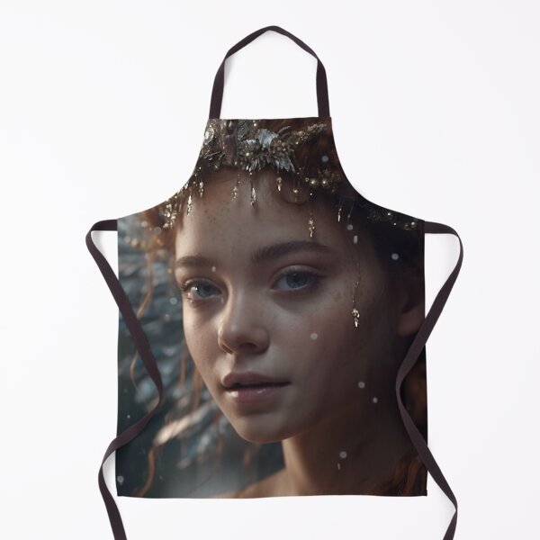 Item preview, Enchanting Fairy Child Portrait, Snowy Winter Scene, Magical Realism, High-Quality UHD Artwork, Fantasy Art designed and sold by stateofhuman.