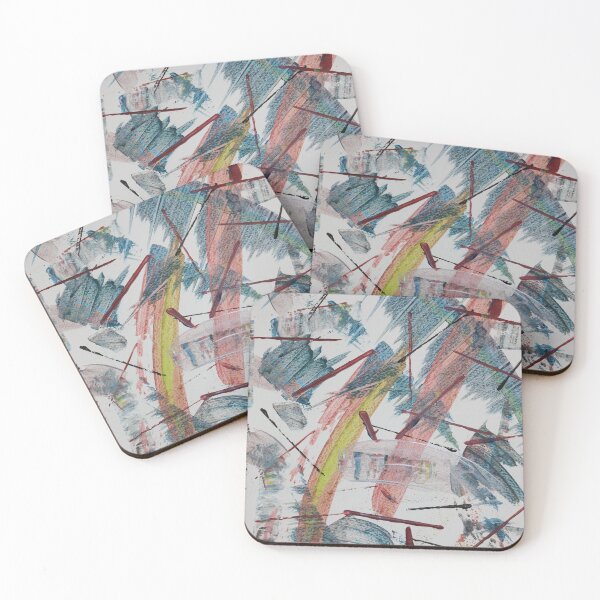 Item preview, Art by Mike in the 50s style, colorful and trendy abstract design with Hawaii feeling designed and sold by allartbymike.
